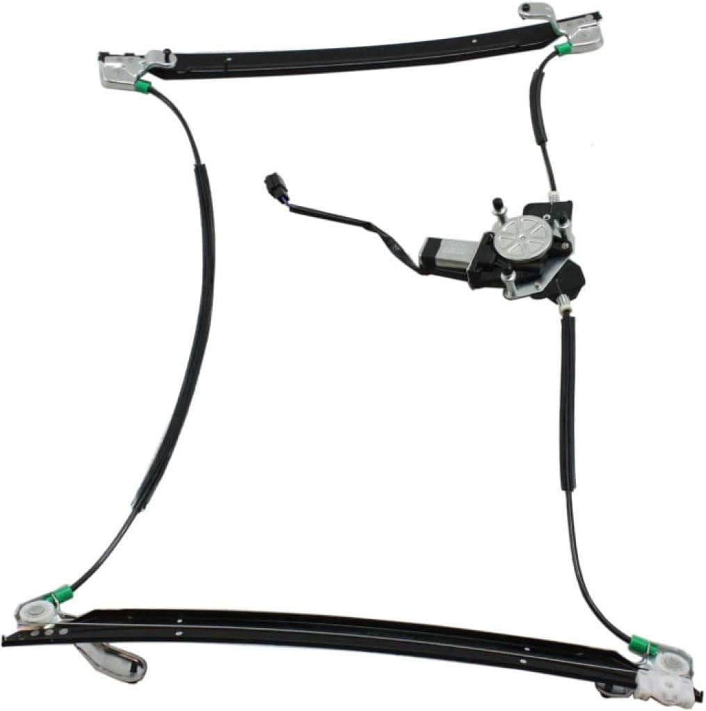 Front Window Regulator with Motor for Dodge Caravan 2001 2002 2003 Driver Side Pack of 2 Y32964