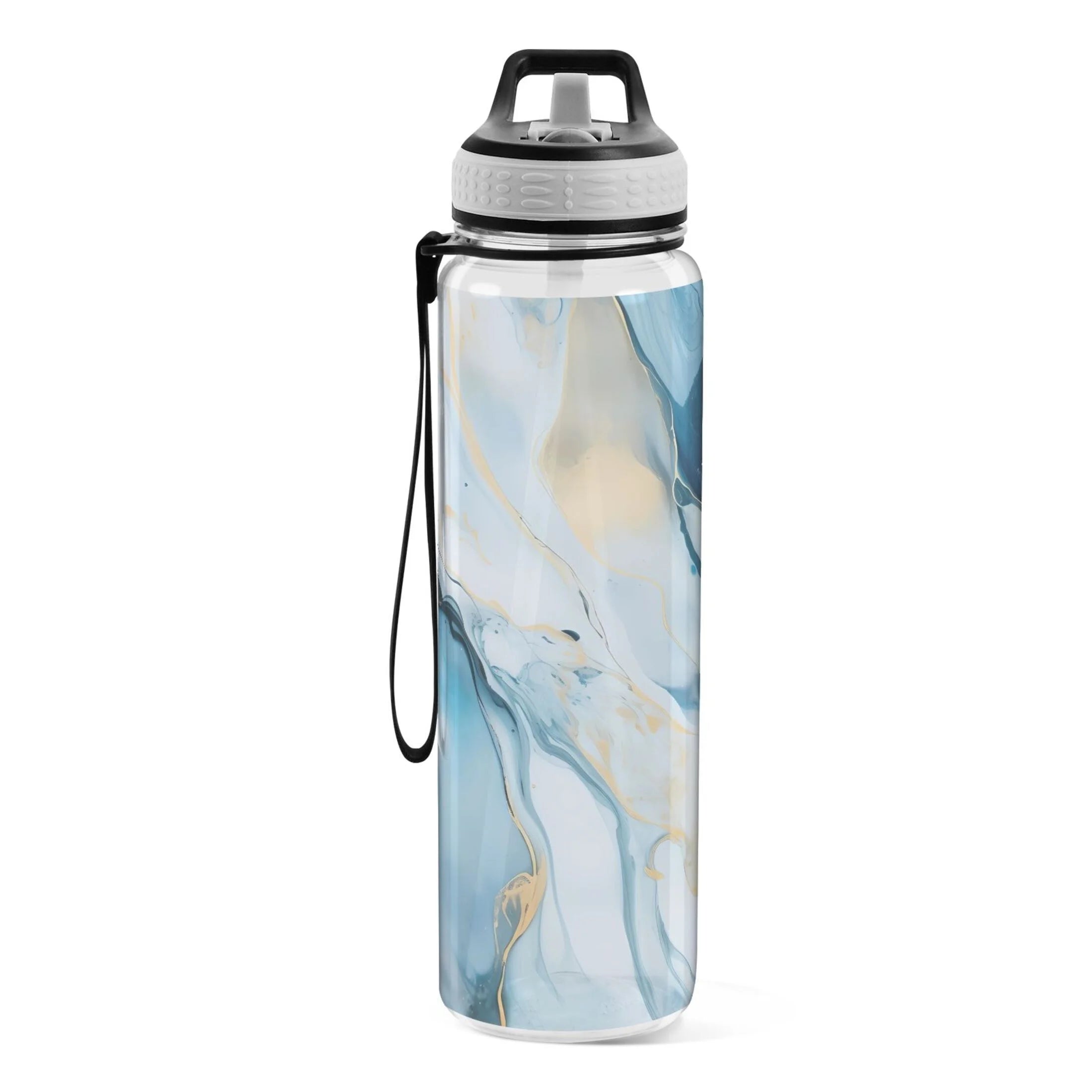 Blue Marble 32oz Tritan Leakproof Sports Bottle Y209910