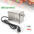 15W Electric BBQ Rotisserie Grill Motor 40kg Load 110V Silver R28891