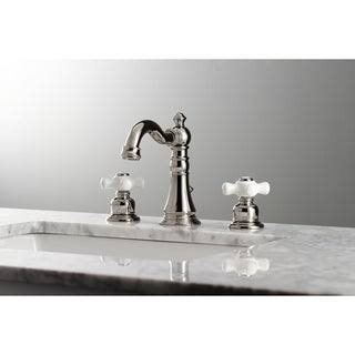 Matte Black Widespread Bathroom Faucet C5897