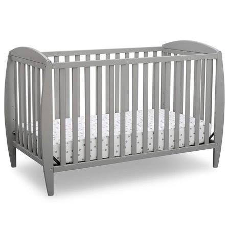 Grey 4-in-1 Convertible Baby Crib O56123