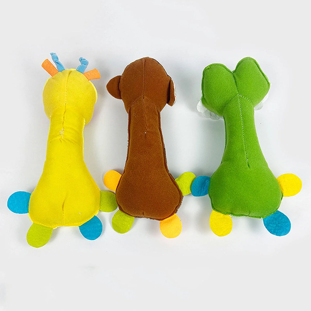 Squeaky Dog Toys Plush Cartoon Dolls G374343