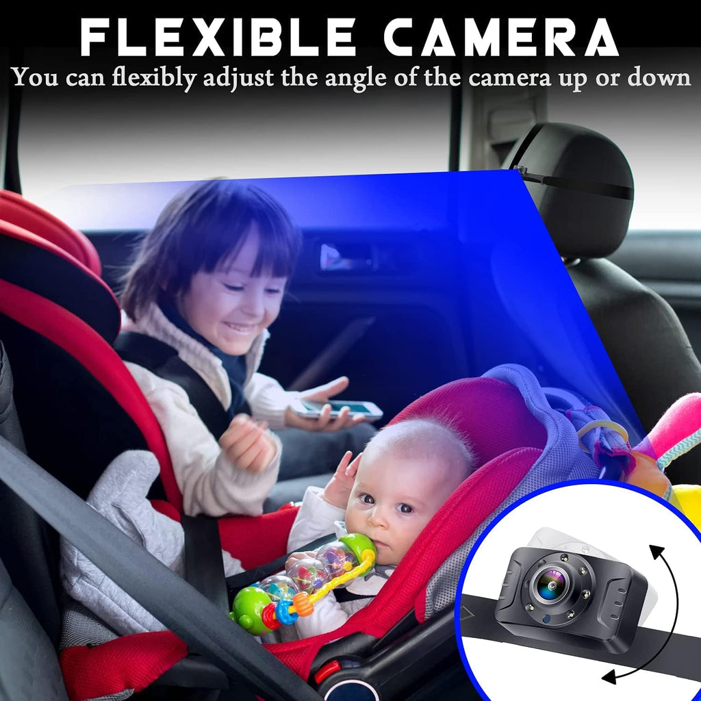 5'' AHD 1080P IR Night Vision Baby Car Camera Monitor with Second Backup Camera R16476