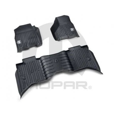 Brown High Wall All Weather Floor Mats Y7061