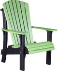 Lime Green on Black Adirondack Chair Z257461