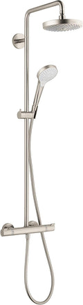 Brushed Nickel Showerpipe Shower Set G41625