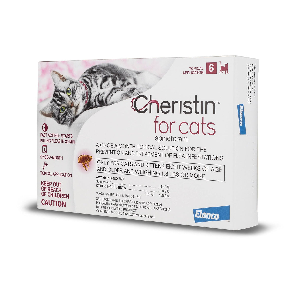 12 Pack 12 ct Flea Treatment for Cats X843