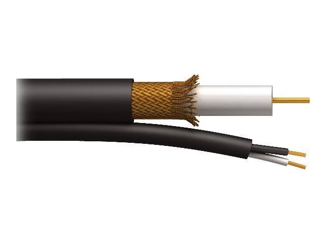 500ft Siamese RG59/U Coax + 18/2 Power Cable H215