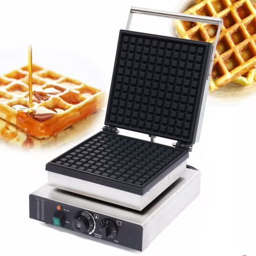 Nonstick Square Commercial Waffle Maker V295180