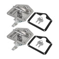 2 Set Stainless Steel Tool Box Lock with Gasket and Keys D893912