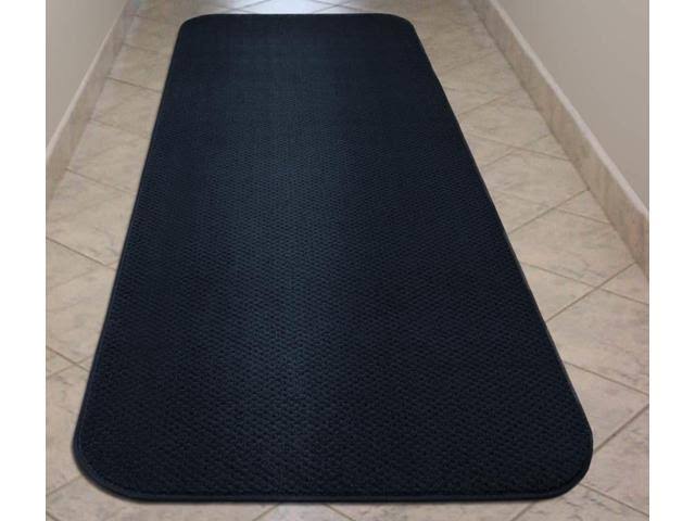 Navy Blue Skid-Resistant Carpet Runner 16 ft. x 27 in. Z7525