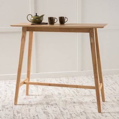 Natural Oak Wood Bar Table B5938