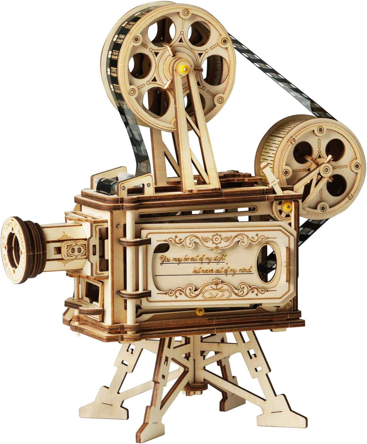 3D Wooden Puzzle Film Projector Craft Kit Pack of 2 E716278