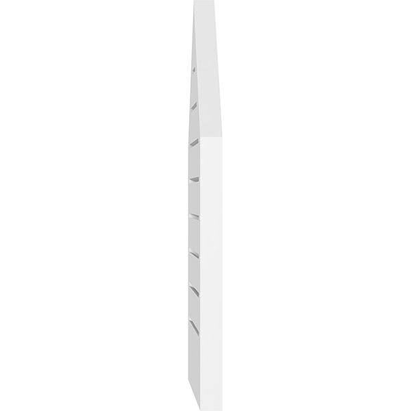 Peaked Top Surface Mount PVC Gable Vent C7673