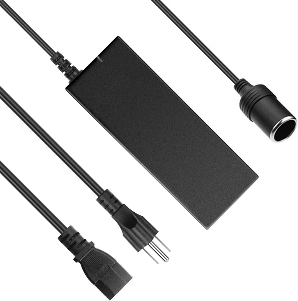 12V Car Plug to Wall Plug Adapter 10A, 100V~240V to 12V 120W Cigarette Lighter Adapter T23930