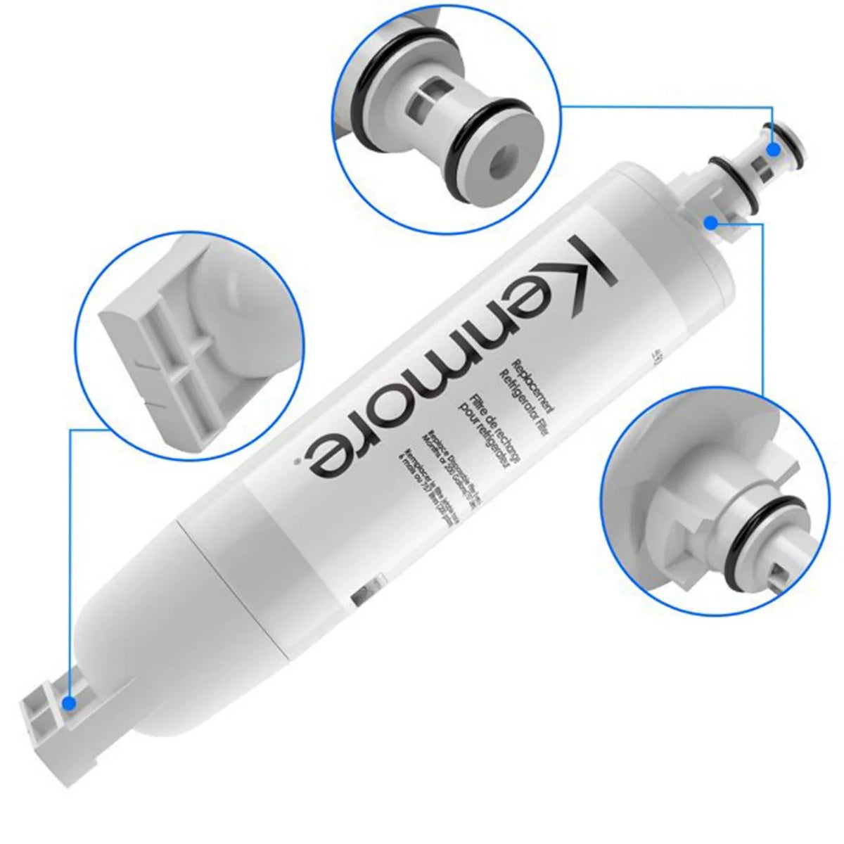 3 Pack Refrigerator Water Filter Replacement A728954