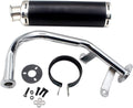 Exhaust System Muffler for 4 Stroke 50cc 150cc Scooters (Silver) Pack of 2 J7603