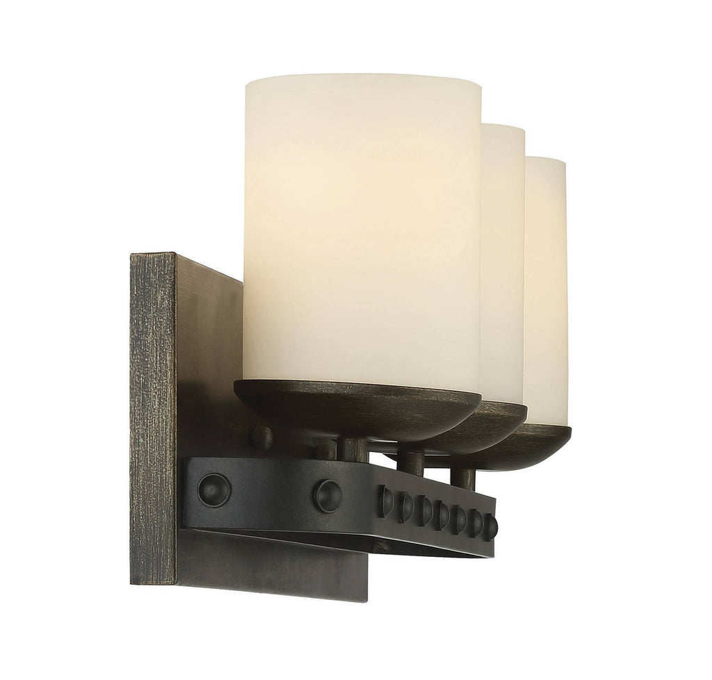 Reclaimed Wood 3 Light Bath Bar B602560