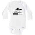 White Long Sleeve Baby Bodysuit G4868