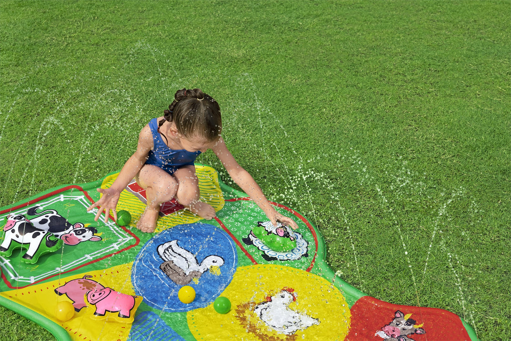 Multicolor Toddler Sprinkler Splash Pad 65 in. x 44 in. K729403