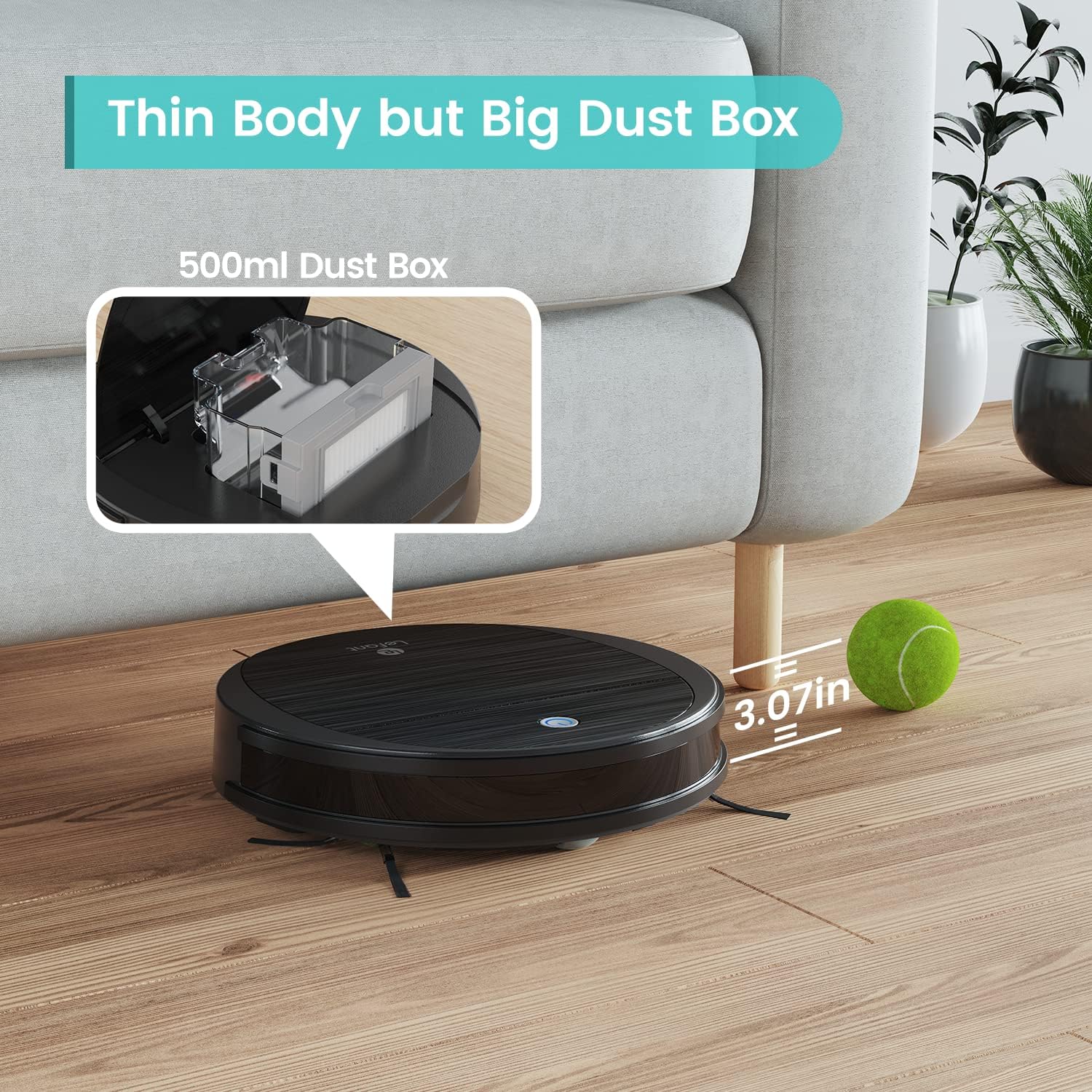 Robot Vacuum, 2200Pa Suction, Self-Charging, Tangle Free Q755