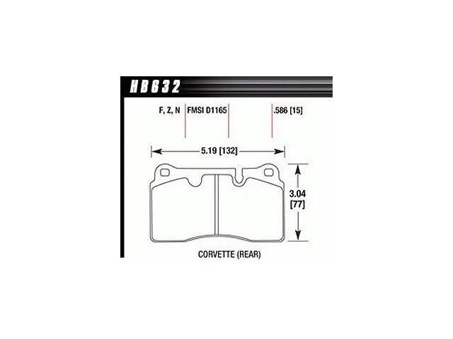 Hawk HP Plus Performance Brake Pads A5769