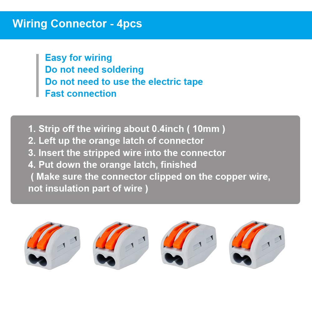 12V 200W Low Voltage Transformer IP67 Waterproof LED Driver Power Supply 200 Watts Adapter 110V AC to 12V DC Pack of 2 B261133