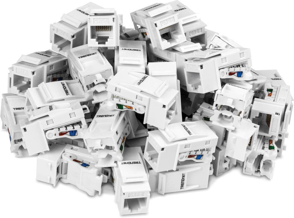 Cat6 RJ45 Keystone Jack 50-Pack Q140796