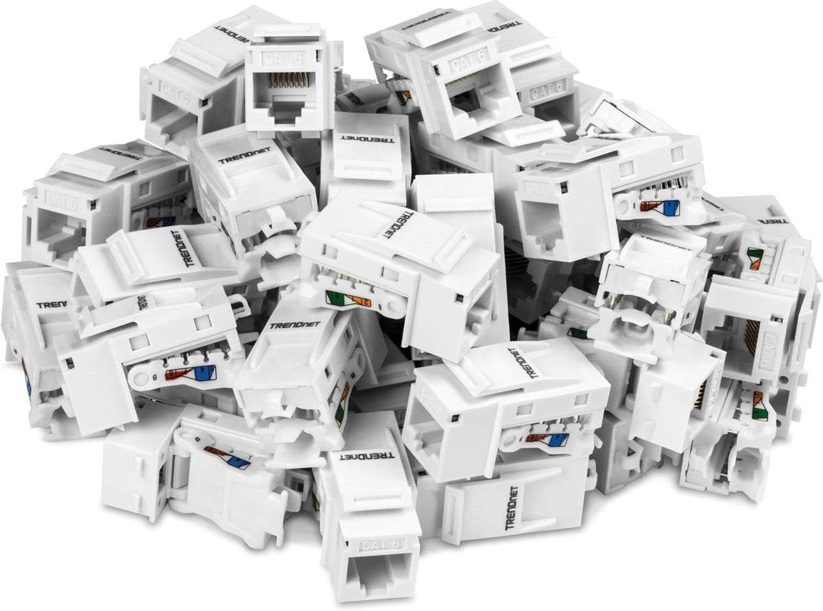 Cat6 RJ45 Keystone Jack 50-Pack Q140796