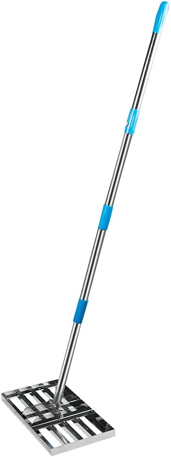 60 Inch Stainless Steel Leveling Rake, 20” x 10” Plate, Pack of 2 U69404