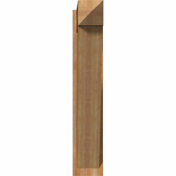 8x22W x 32x22D x 44x22H Traditional Arts and Crafts Outlooker, Western Red Cedar Q4182