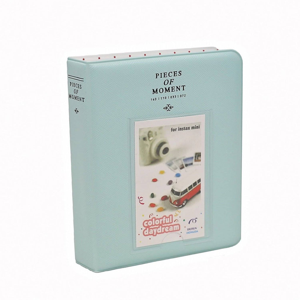 Ice Blue Instant Film Camera with 20PK Film, Blue Camera Case, Frames K32608