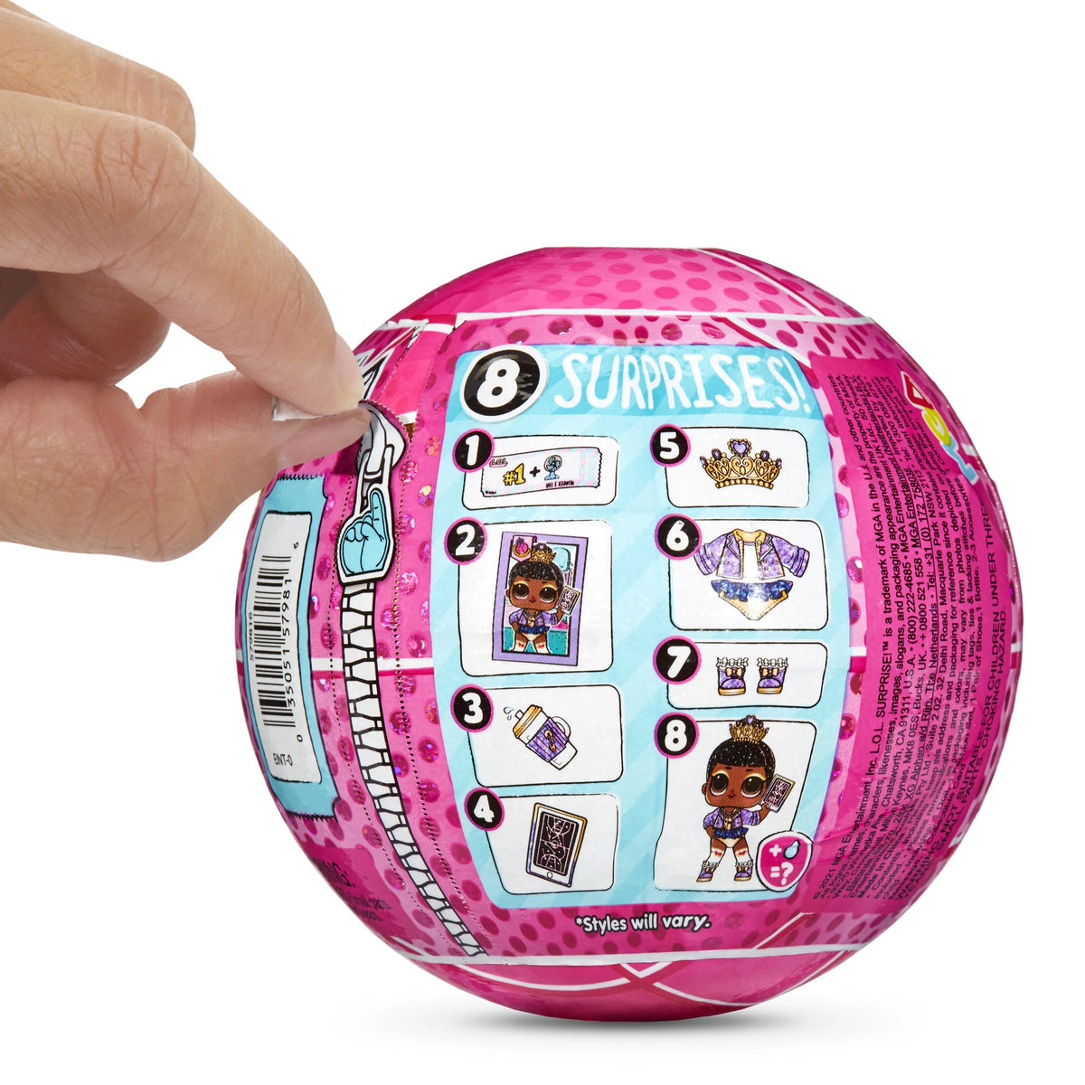 Sparkly Basketball Series Dolls with 8 Surprises M532357