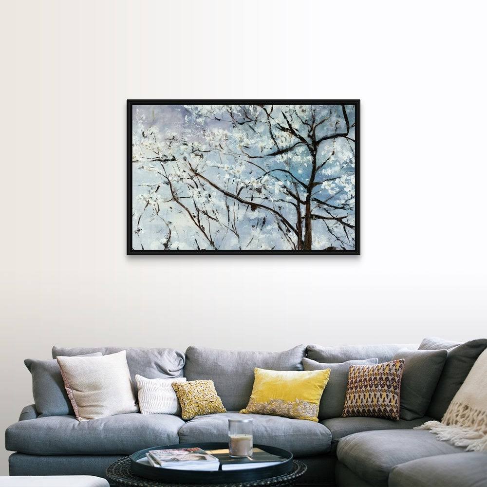 Black Float Frame Canvas Art P46028