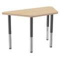 24in x 48in Trapezoid T-Mold Adjustable Activity Table X34439