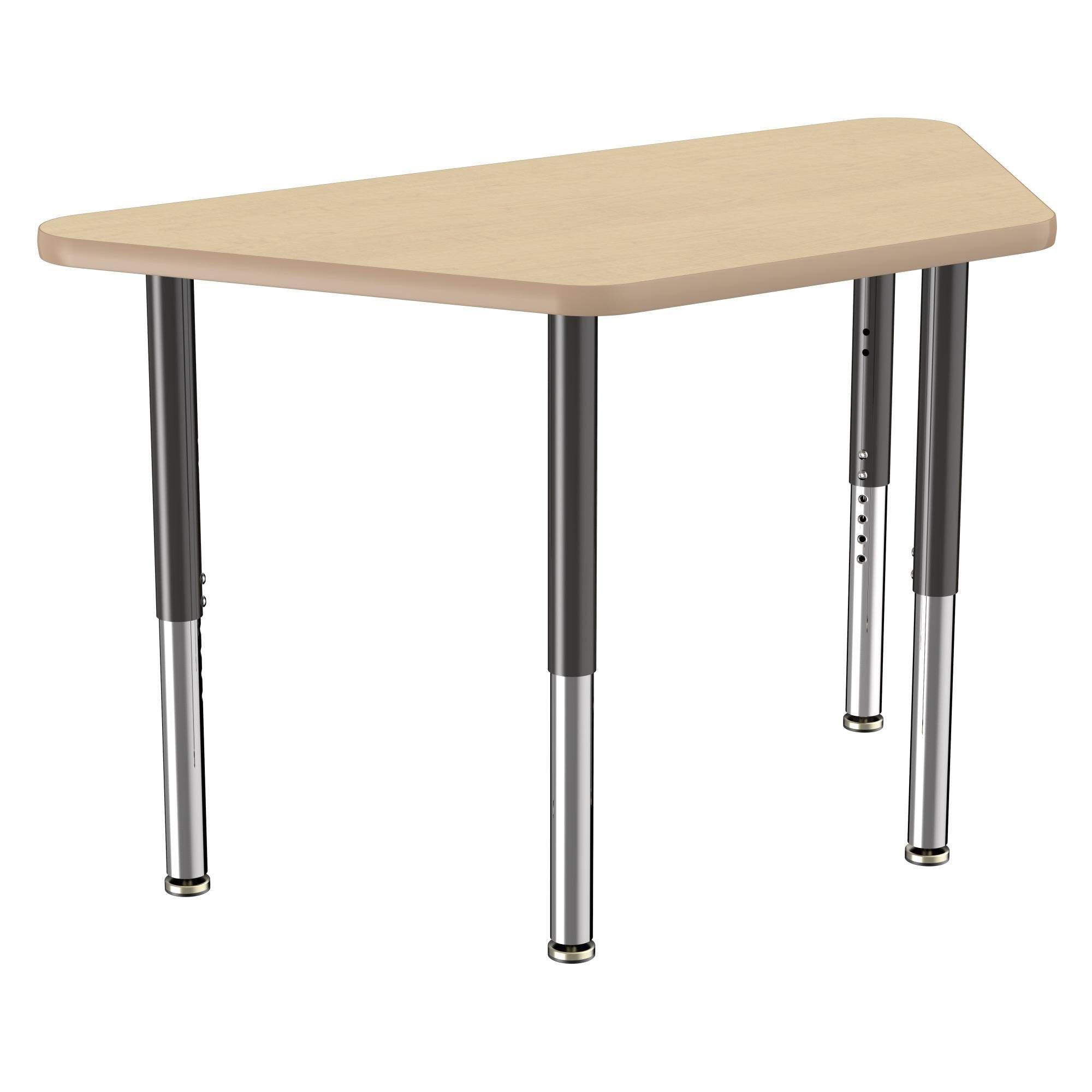 24in x 48in Trapezoid T-Mold Adjustable Activity Table X34439
