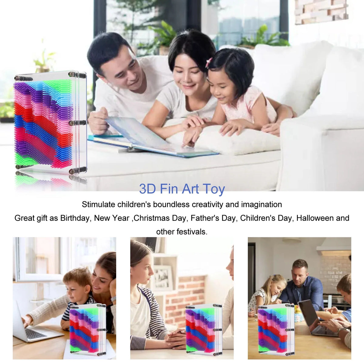 3d Pin Art Toy Needle Board D295