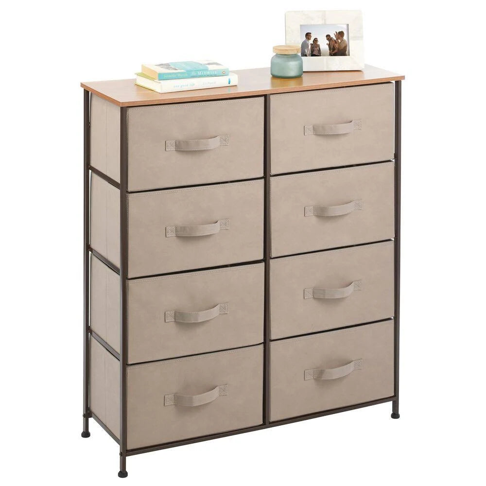 8 Drawer Coffee Espresso Vertical Dresser Storage Tower P63483