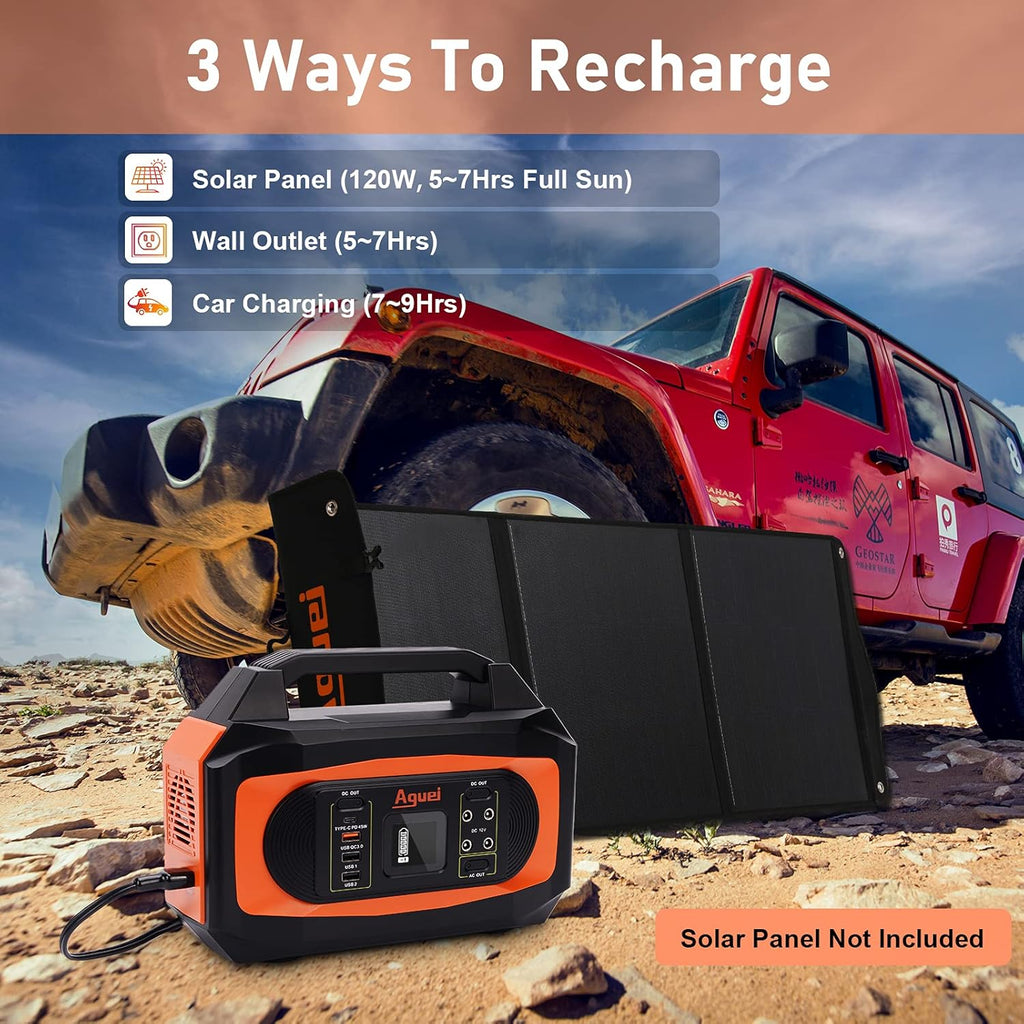 380Wh 400W AC Outlets Portable Power Station P9957