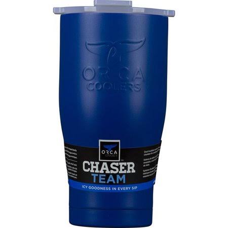 Stainless Steel Chaser with Lid, Blue, 27 oz T473097