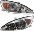 Toyota Camry Headlight Assembly 2002 2003 2004 Halogen Pair R92599