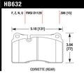 Hawk HP Plus Performance Brake Pads A5769