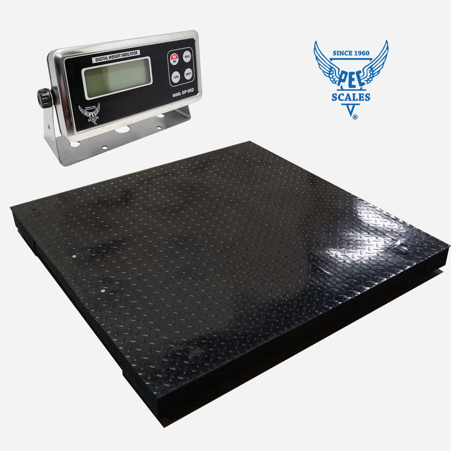 Heavy Duty Industrial Pallet Floor Scale with Digital Display Indicator (24x24) F693803