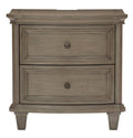 Gray Cashmere Finish Wood Nightstand Z96786