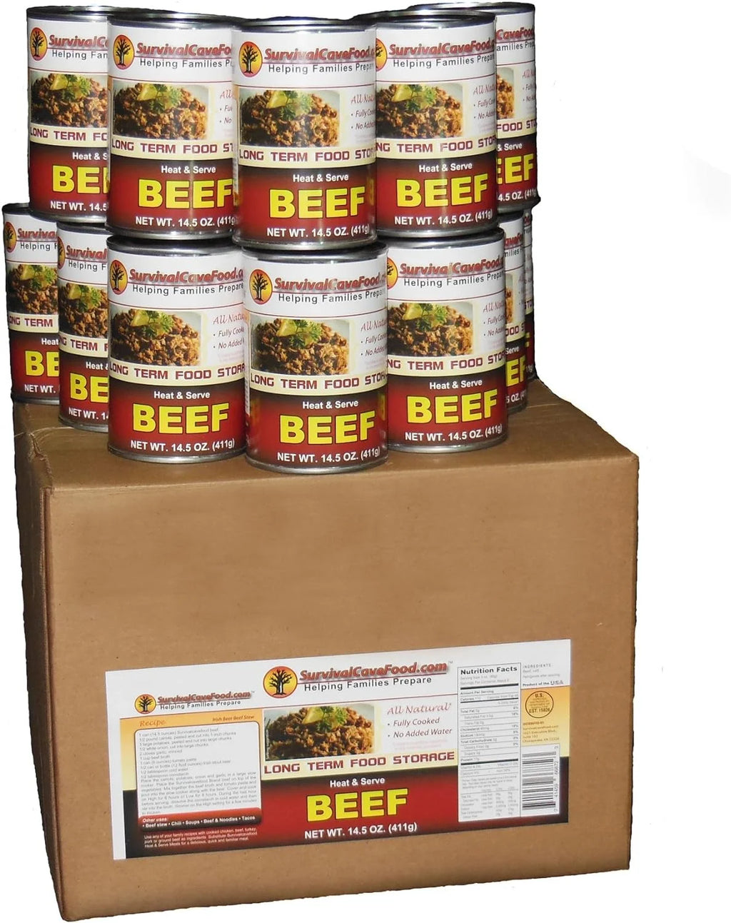 12 - 14.5oz Canned Beef K473311