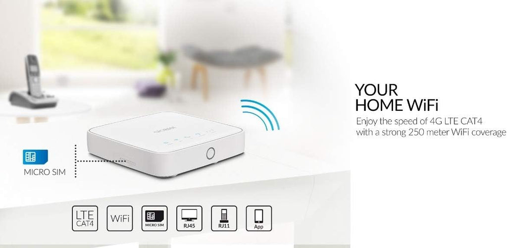 Router Alcatel Link Hub 4G LTE Unlocked 150 Mbps Wi-Fi G5893