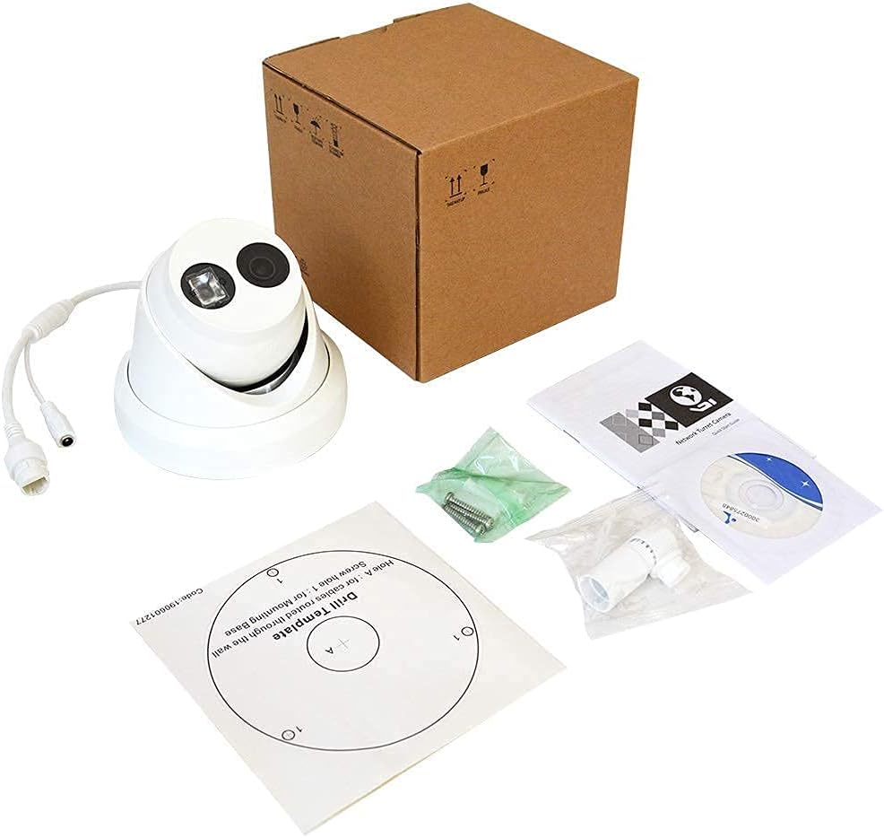 4MP Outdoor PoE Turret IP Camera with 2.8mm Y608301