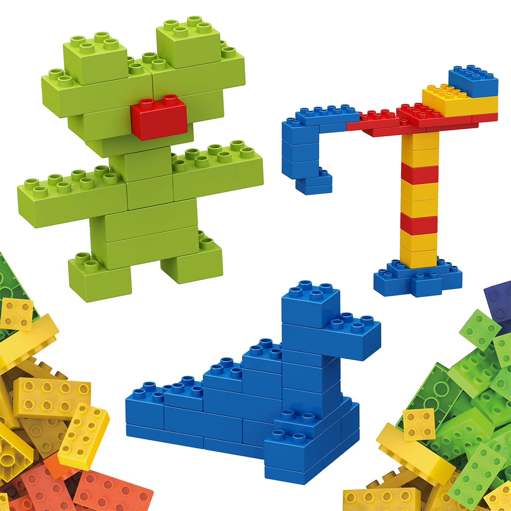 100 Piece Multicolor Brick Building Block Kit J136