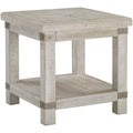 White Wash Gray Rectangular End Table I659239