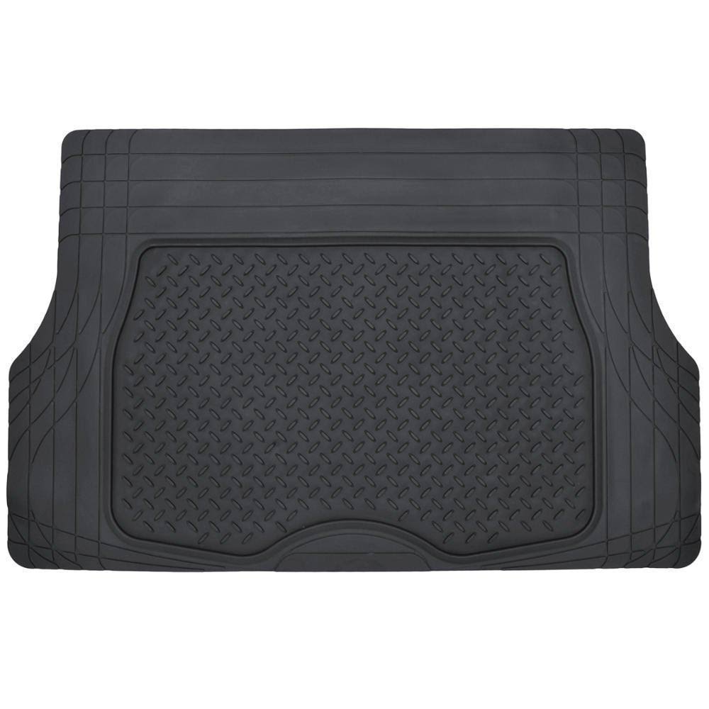 4pc Black Rubber Car Floor Mats Set with Cargo F920